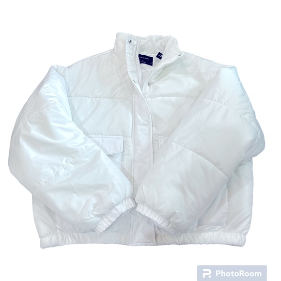 Jackets & Blazers - NWT New Look Puffer Short Jacket White Women’s Size Large